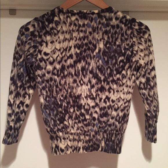 J. Crew Cropped Wool Button Sweater - Picture 2 of 3